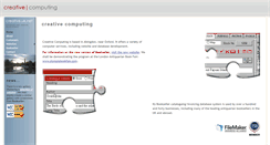 Desktop Screenshot of creative.uk.net