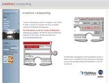 Tablet Screenshot of creative.uk.net