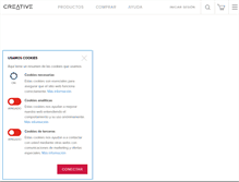 Tablet Screenshot of es.creative.com